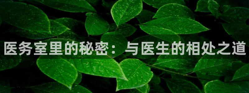 歪歪漫画里的漫画：医务室里的秘密：与医生的相处之道